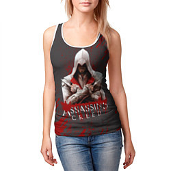 Майка-безрукавка женская Assassin’s Creed, цвет: 3D-белый — фото 2