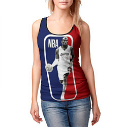 Майка-безрукавка женская NBA Kobe Bryant, цвет: 3D-черный — фото 2