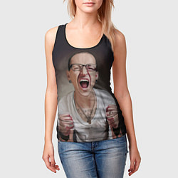 Майка-безрукавка женская ЧЕСТЕР, цвет: 3D-черный — фото 2