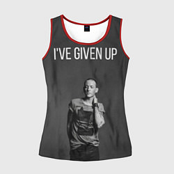 Майка-безрукавка женская Given Up, цвет: 3D-красный
