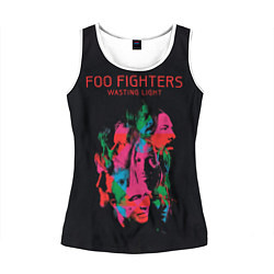 Майка-безрукавка женская Wasting Light - Foo Fighters, цвет: 3D-белый