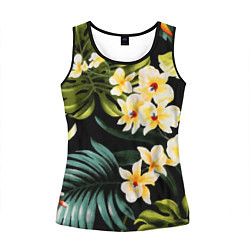 Майка-безрукавка женская Vanguard floral composition Summer, цвет: 3D-черный