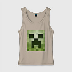 Женская майка Мinecraft creeper