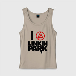 Женская майка I love Linkin Park