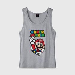 Майка женская хлопок Mario, цвет: меланж