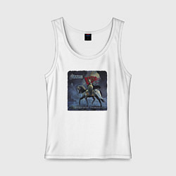 Майка женская хлопок Saxon, цвет: белый