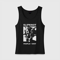 Майка женская хлопок Slipknot People Shit, цвет: черный