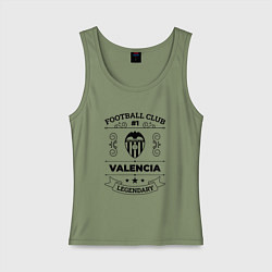 Женская майка Valencia: Football Club Number 1 Legendary