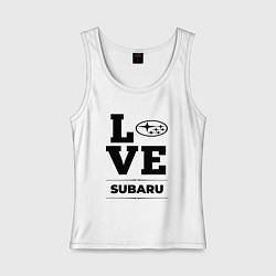 Женская майка Subaru Love Classic