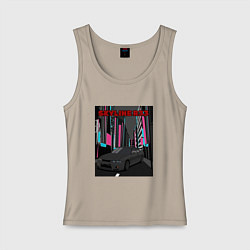 Женская майка Nissan Skyline GT-R R33 Night Tokyo