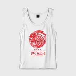 Женская майка Year of the rabbit 2023, cappy chinese new year