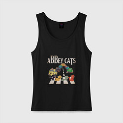 Женская майка Abbey cats