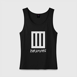 Женская майка Paramore логотип