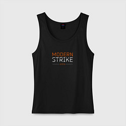 Женская майка Логотип Modern Strike Online
