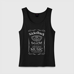 Женская майка Nickelback в стиле Jack Daniels