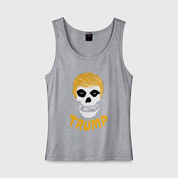 Майка женская хлопок Misfits Trump, цвет: меланж