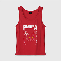 Женская майка Pantera rock cat