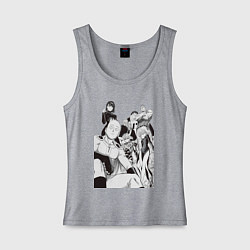 Женская майка Ванпанчмен Сайтама Генос Фубуки Бэнг