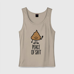 Женская майка Peace of shit