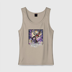 Майка женская хлопок Бутхилл, цвет: миндальный