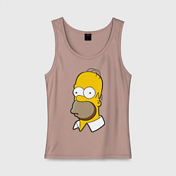 Женская майка Sad Homer