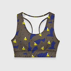Топик спортивный женский РАК, цвет: 3D-принт