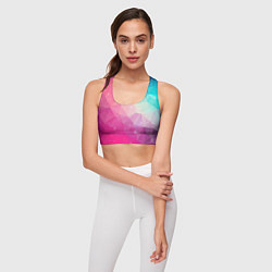 Топик спортивный женский ВСЕЛЕННАЯ, цвет: 3D-принт — фото 2