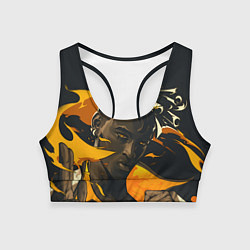 Топик спортивный женский VALORANT PHOENIX, цвет: 3D-принт