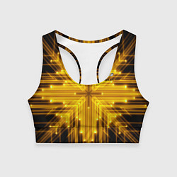Топик спортивный женский CHEVROLET, цвет: 3D-принт