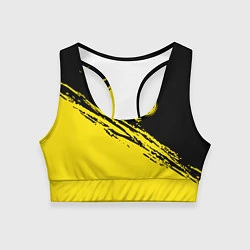 Топик спортивный женский BORUSSIA, цвет: 3D-принт