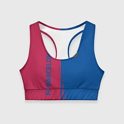 Топик спортивный женский BARSELONA, цвет: 3D-принт