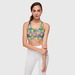 Топик спортивный женский СПОРТ, цвет: 3D-принт — фото 2