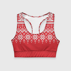 Женский спортивный топ Knitted Pattern