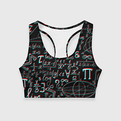 Женский спортивный топ ФОРМУЛЫ ГЛИТЧ GLITCH