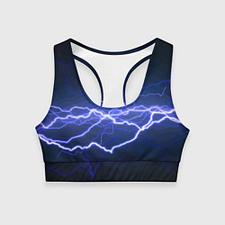 Топик спортивный женский Lightning Fashion 2025 Neon, цвет: 3D-принт