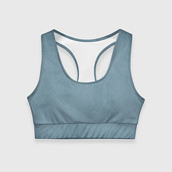 Топик спортивный женский Бирюзовый флёр, цвет: 3D-принт