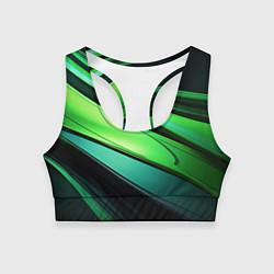Женский спортивный топ Абстрактные геометрические плавные линии минимализ