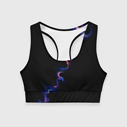 Топик спортивный женский Звёздный дым, цвет: 3D-принт