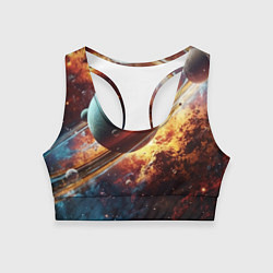 Женский спортивный топ Большая планета