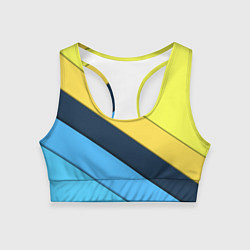 Женский спортивный топ Геометрия полосы спорт