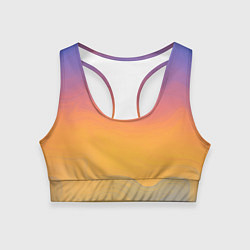 Женский спортивный топ Яркий градиент