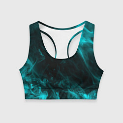 Женский спортивный топ Neon smoke