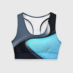 Топик спортивный женский Разноцветный, цвет: 3D-принт