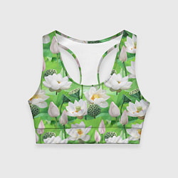 Женский спортивный топ Озеро лотосов