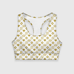 Женский спортивный топ Узор как у девушки из Gta 6