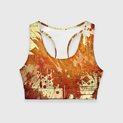 Женский спортивный топ Абстракция - sunspot