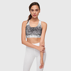 Топик спортивный женский Грязь, цвет: 3D-принт — фото 2