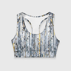 Женский спортивный топ Новогодний дождик