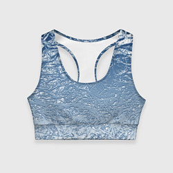 Женский спортивный топ Налипший снег