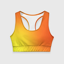 Женский спортивный топ Color orange red